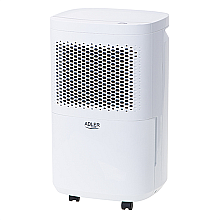 Adler | Osuszacz powietrza | AD 7917 | Moc 200 W | Odpowiedni do pomieszczeń do 60 m³ | Odpowiedni do pomieszczeń do m² | Pojemność zbiornika na wodę 2,2 L | Biały