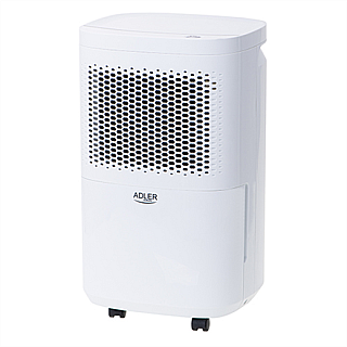Adler | Osuszacz powietrza | AD 7917 | Moc 200 W | Odpowiedni do pomieszczeń do 60 m³ | Odpowiedni do pomieszczeń do m² | Pojemność zbiornika na wodę 2,2 L | Biały