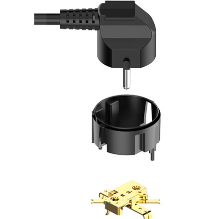 ColorWay CW-CHE64B Power Socket Colorway:6 plugs/4USB Black 2M - 13