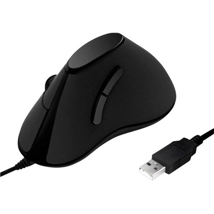 Logilink | Ergonomiczna mysz pionowa | ID0158 | Optyczna | Przewodowa | чорна - 2