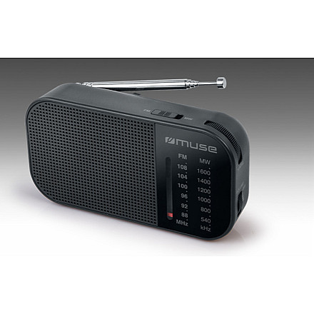 Muse | M-025 R | Przenośne radio | Czarny - 2