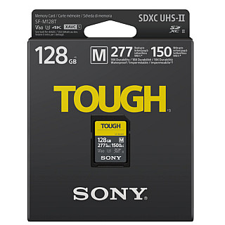 Sony | Tough Memory Card | UHS-II | 128 GB | SDXC | Памʼять flash klasy 10