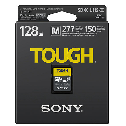 Sony | Tough Memory Card | UHS-II | 128 GB | SDXC | Pamięć flash klasy 10 - 1