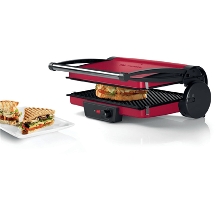Bosch | TCG4104 | Grill | Contact | 2000 W | Red - 2