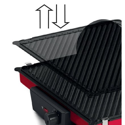 Bosch | TCG4104 | Grill | Contact | 2000 W | Red - 13