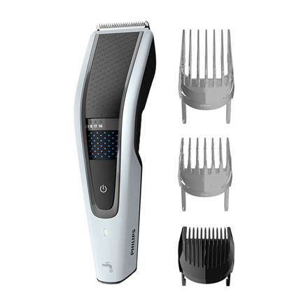 Philips | HC5610/15 | Maszynka do strzyżenia włosów | Bezprzewodowa lub przewodowa | Liczba kroków długości 28 | Dokładność kroku 1 mm | Czarny/Szary - 1