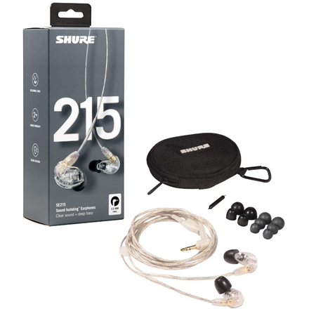 Shure SE215 Earphone, Clear Shure - 2