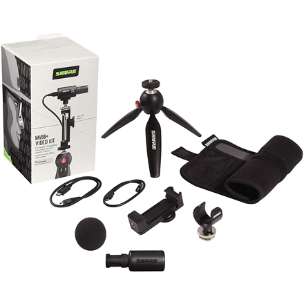 Shure | MV88+DIG-VIDKIT | Zestaw mikrofonowy та wideo | чорний | kg - 2