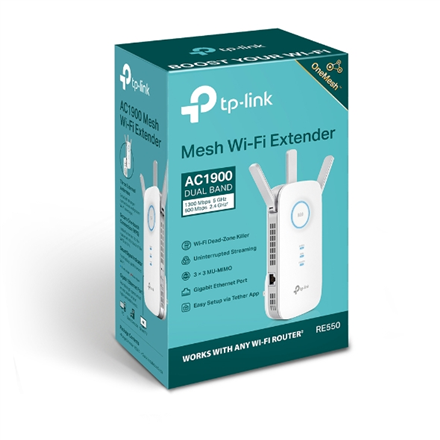 TP-LINK RE550 AC1900 Wi-Fi Range Extender 802.11ac - 4