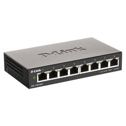 D-Link Smart Gigabit Ethernet Switch DGS-1100-08V2 Керований - 2