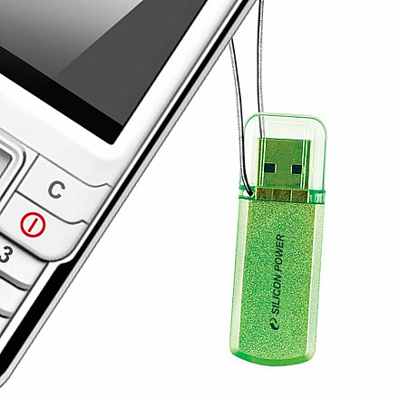 Silicon Power | Helios 101 | 8 GB | USB 2.0 | зелений - 8