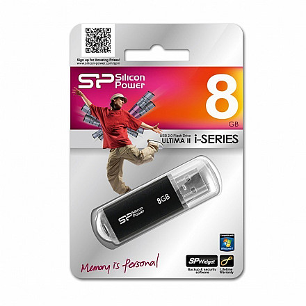 Silicon Power | Ultima-II | 8 GB | USB 2.0 | чорний - 3