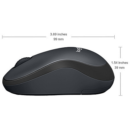 Logitech | Миша | M220 SILENT | Бездротова | USB | Вугілля - 8