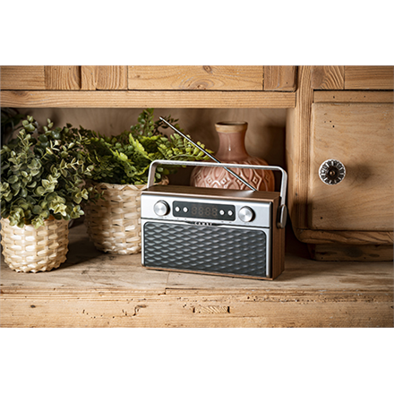Camry | CR 1183 | Radio Bluetooth | 16 W | AUX in | Drewniane - 6