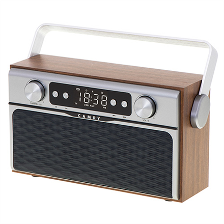 Camry | CR 1183 | Radio Bluetooth | 16 W | AUX in | Drewniane - 2