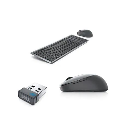 Bezпровідний odbiornik myszy/klawiatury | USB | RF 2.4 GHz | сірий - 2