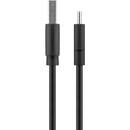 Goobay | Kabel USB-C | Męski | 4-pinowy USB typu A | Męski | Czarny | 24-pinowy USB-C | 3 m - 2