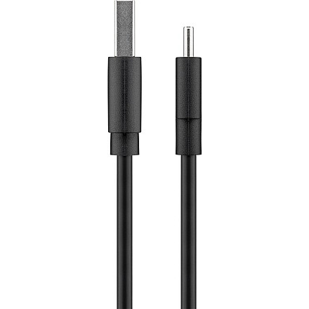 Goobay | Kabel USB-C | Męski | 4-pinowy USB typu A | Męski | Czarny | 24-pinowy USB-C | 3 m - 5