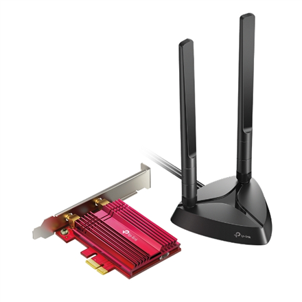 TP-LINK AX3000 Wi-Fi 6 Bluetooth 5.0 PCIe Адаптер TX3000E 2.4GHz/5GHz - 1