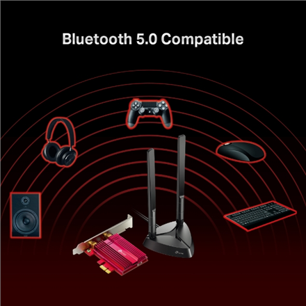 TP-LINK AX3000 Wi-Fi 6 Bluetooth 5.0 PCIe Адаптер TX3000E 2.4GHz/5GHz - 7
