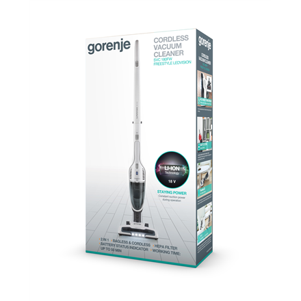 Gorenje Odkurzacz SVC180FW Handstick 2w1 - 7