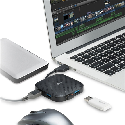 TP-LINK | 4-portowy портативний koncentrator USB 3.0 | UH400 | Mbit/s - 4