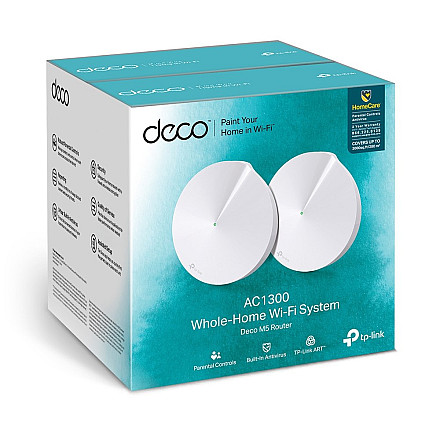 TP-LINK AC1300 Whole Home Mesh Wi-Fi System Deco M5 (2-pack) 802.11ac - 8