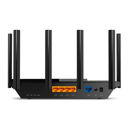 TP-LINK | Archer AX73 | 802.11ax | 4804+574 Mbit/s | 10/100/1000 Mbit/s | Ethernet LAN (RJ-45) porty 4 | Mesh Support No | MU-MiMO Yes | No mobile broadband | Antenna type 6xExternal | 1× USB 3.0 - 2