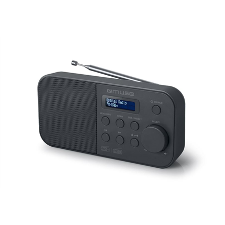 Muse | Funkcja alarmu | M-109DB | Przenośne radio | Czarny - 1