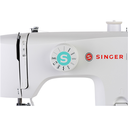 Singer | M1505 | Maszyna do szycia | Liczba ściegów 6 | Liczba dziurek na guziki 1 | Biały - 6