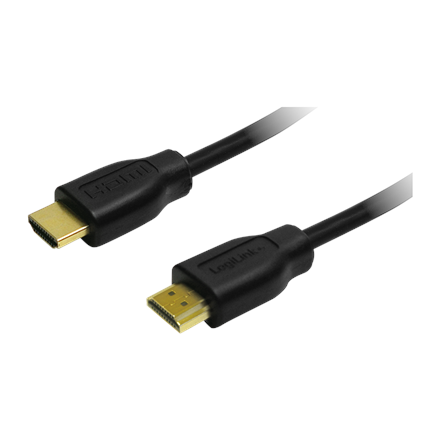 Logilink High Speed with Ethernet Чоловічий 19 pin HDMI typ A - 1