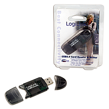 Logilink | Cardreader USB 2.0 Stick зовнішній dla MMC, RS-MMC, SD та SD HC