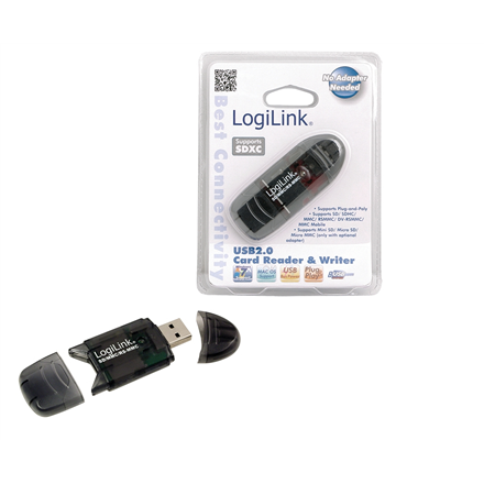 Logilink | Cardreader USB 2.0 Stick зовнішній dla MMC, RS-MMC, SD та SD HC - 2