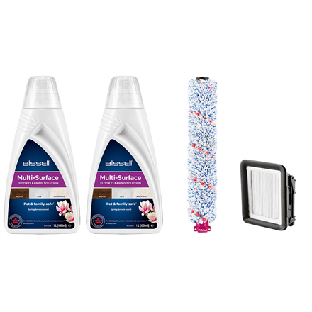 Bissell | Pakiet Очисний MultiSurface (2xDetergent + Szczotka + Filtr) - 1