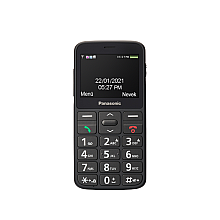Panasonic | KX-TU160 | Easy Use Mobile Phone | Black | 2.4 " | TFT-LCD | 240 x 320 | MB | MB | Bluetooth | USB w wersji USB-C | Wbudowany aparat | Główny aparat 0.3 MP | mAh