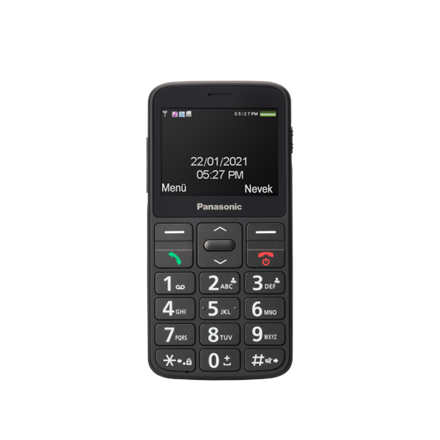 Panasonic | KX-TU160 | Easy Use Mobile Phone | Black | 2.4 " | TFT-LCD | 240 x 320 | MB | MB | Bluetooth | USB w wersji USB-C | Wbudowany aparat | Główny aparat 0.3 MP | mAh - 1