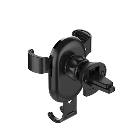ColorWay | Metallic Gravity Holder For Smartphone | Adjustable | Clamp | Black | Mocowanie smartfona jednym ruchem. Kompaktowa konstrukcja, nie zajmuje dużo miejsca i nie zasłania widoku. S - 4