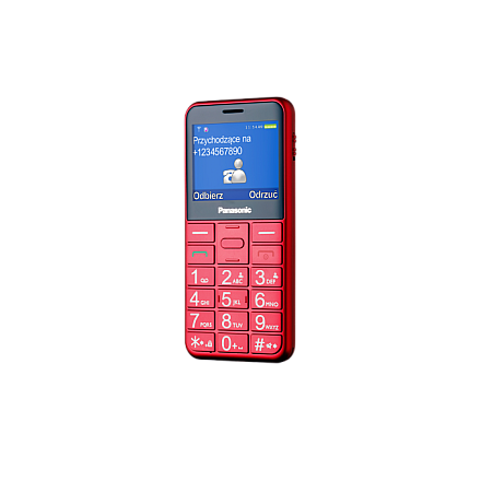 Panasonic KX-TU155EXBN червоний 2.4 