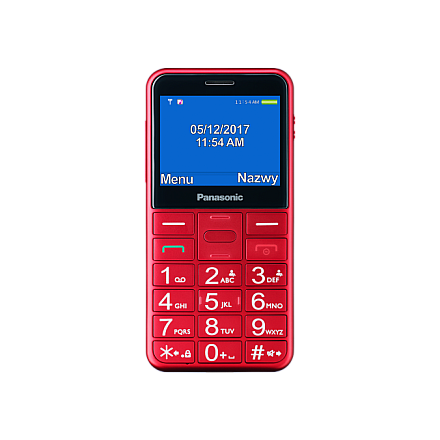 Panasonic KX-TU155EXBN червоний 2.4 
