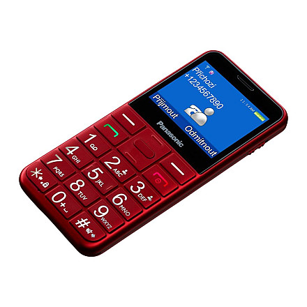 Panasonic KX-TU155EXBN червоний 2.4 