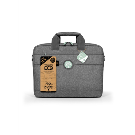 PORT DESIGNS | Pasuje do rozmiaru " | Etui na laptopa Yosemite Eco TL 13/14 | Etui na laptopa | Szary | Pasek na ramię - 4