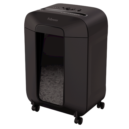 Fellowes Powershred | LX85 | Cross-cut | Niszczarka | P-4 | T-4 | Karty kredytowe | Zszywki | Spinacze | Papier | 19 litrów | Czarny - 2