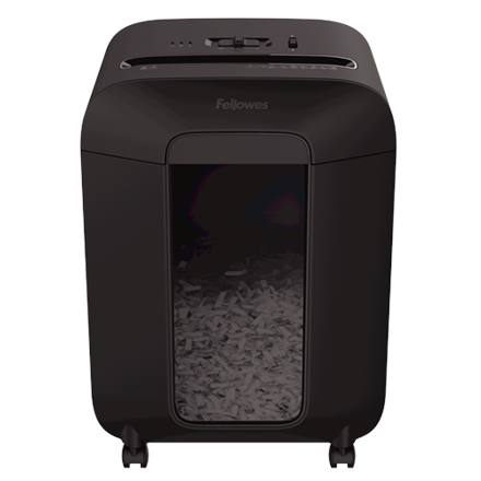 Fellowes Powershred | LX85 | Cross-cut | Niszczarka | P-4 | T-4 | Karty kredytowe | Zszywki | Spinacze | Papier | 19 litrów | Czarny - 1