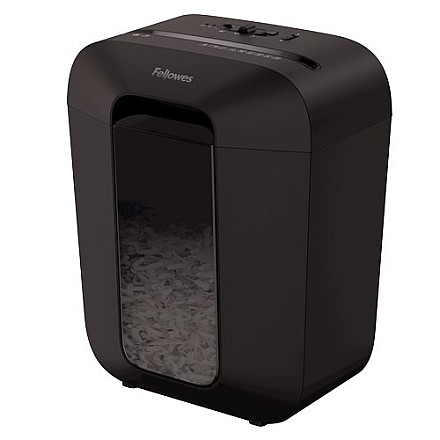 Fellowes Powershred LX45 | Niszczarka Krzyżowa | Poziom P-4 | Tnąca karty kredytowe, zszywki, spinacze, papier | Pojemność 17 litrów | Czarna - 7