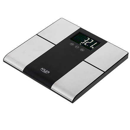 Adler Bathroom scale with analyzer AD 8165 Maximum weight (capacity) 225 kg, Accuracy 100 g, Body Mass Index (BMI) measuring, S - 1