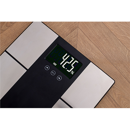 Adler Bathroom scale with analyzer AD 8165 Maximum weight (capacity) 225 kg, Accuracy 100 g, Body Mass Index (BMI) measuring, S - 5