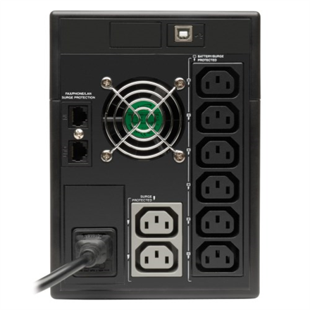 Tripp Lite Tower Tripp lite Tower Line-Interactive SMX1500LCDT 1500VA, 900W, 6x UPS C13, 2x Surge-only C13, USB, RJ45, sinusoida/PVM sinusoida, Desktop, 394x203x146mm, 11,2kg 1500 VA 900 W - 5
