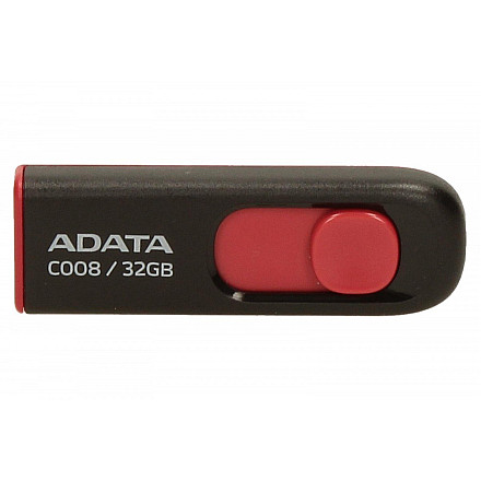 ADATA | C008 | 32 GB | USB 2.0 | чорний/червоний - 3