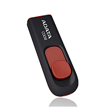 ADATA | C008 | 32 GB | USB 2.0 | чорний/червоний