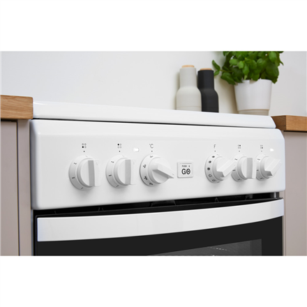 INDESIT Кухонна плита IS5V8GMW/E Тип поверхні Vitroceramic - 6